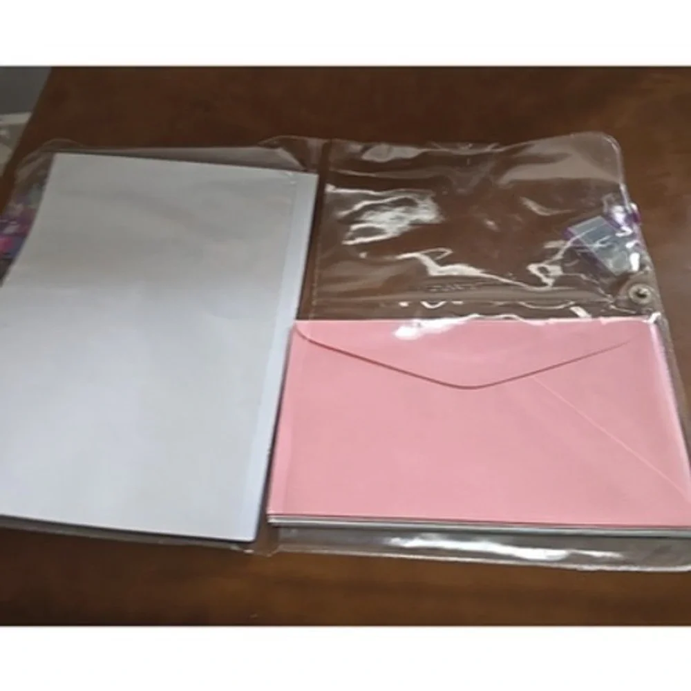 Vintage Lisa Frank All-In-One Stationary Pack 13 Papers & 6 Envelopes Incomplete
